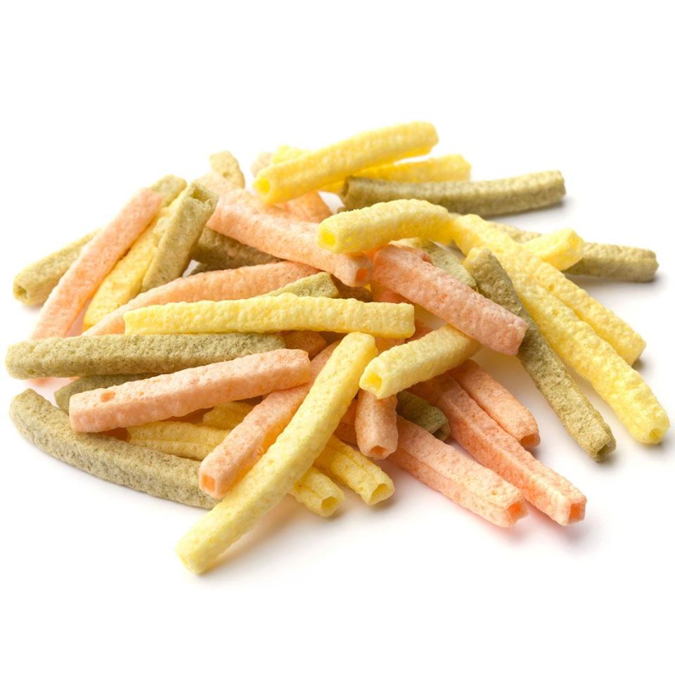 Veggie sticks and straws