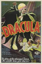 Das Poster zum "Dracula"-Film von 1931 war Schauspieler Nicolas Cage ein Vermögen wert. Als er seine Sammlung an klassischen Plakaten auflöste, erstand ein glücklicher Käufer das Kunstwerk für 260.230 Euro. (Bild-Copyright: Universal History Archive/REX/Shutterstock)