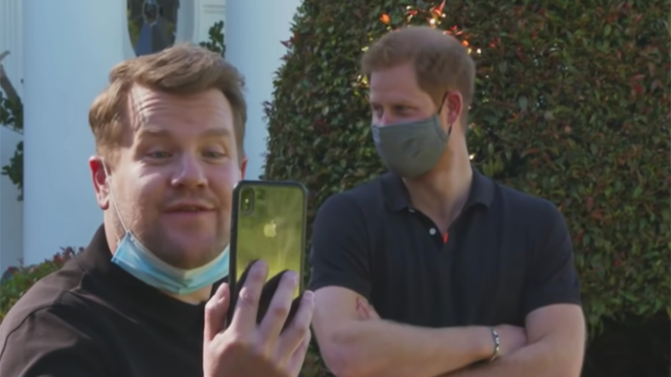 James Corden Prince Harry TV interview