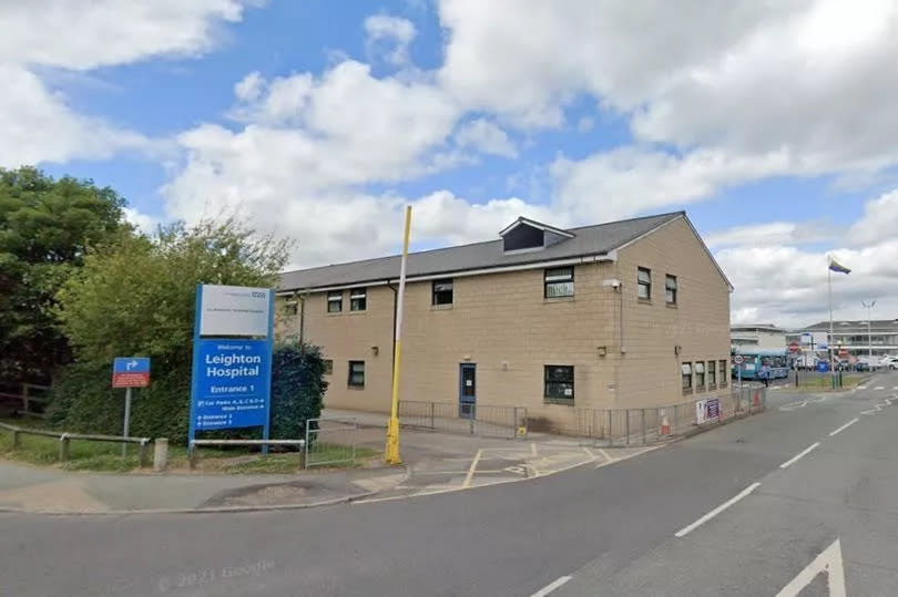 A general view of Leighton Hospital where Emily Hockenhull worked as a midwife