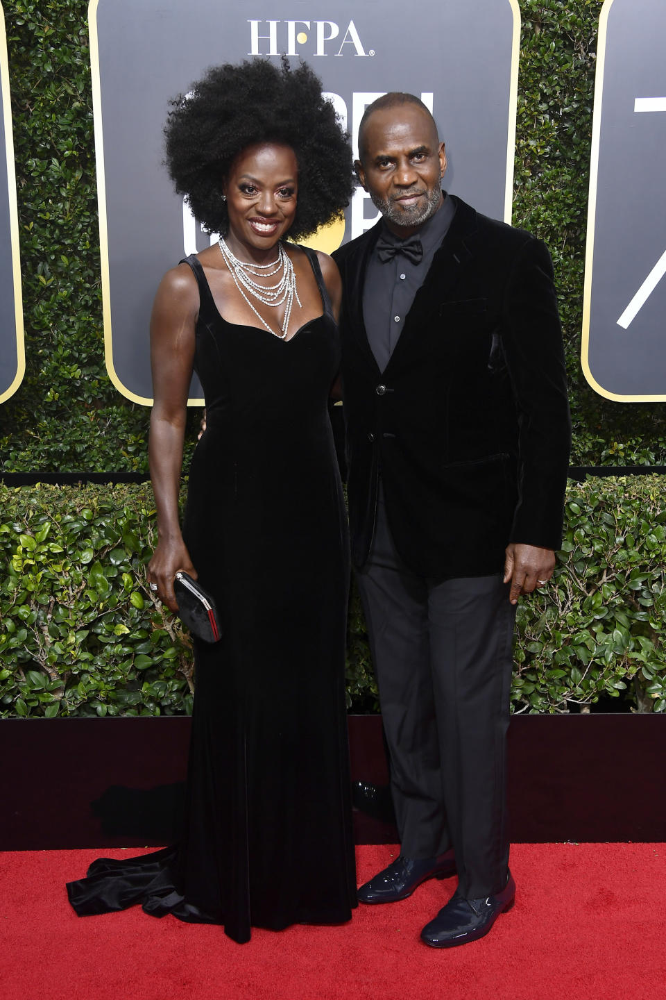 <p>The pair looked loved up – and incredibly style savvy – on the red carpet at the 75th Annual Golden Globe Awards in January 2018. <em>[Photo: Getty]</em> </p>