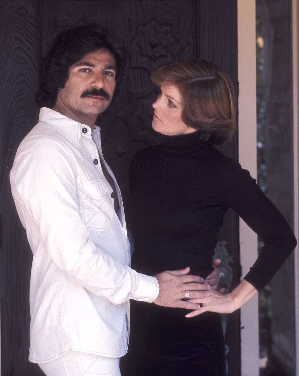 Robert Kardashian and Priscilla Presley