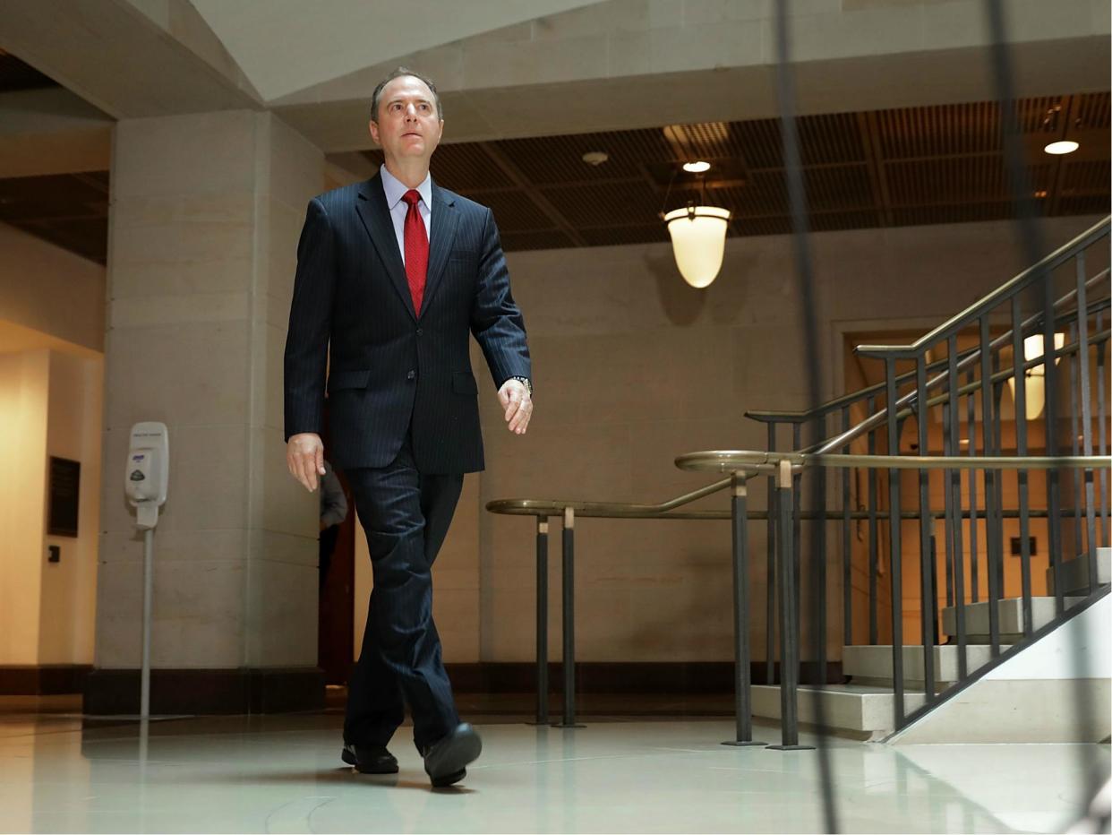 House Intelligence Committee ranking member Democratic Representative Adam Schiff is leading one of the parallel investigations into alleged ties between Russia and the Trump campaign: Chip Somodevilla/Getty Images