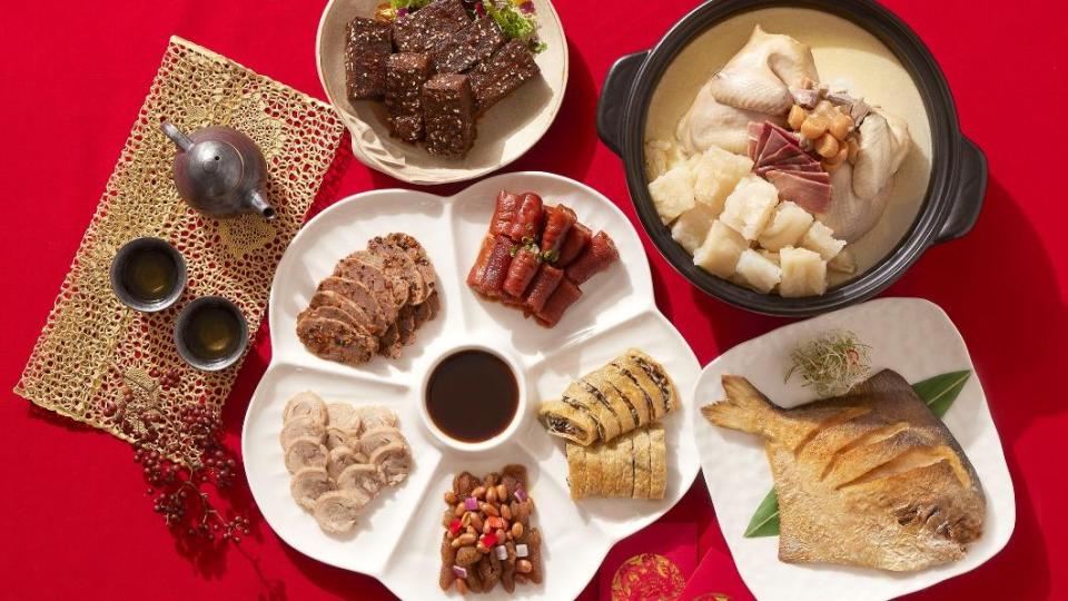 台北喜來登請客樓「福兔賀歲」年菜套組。（圖／台北喜來登提供）