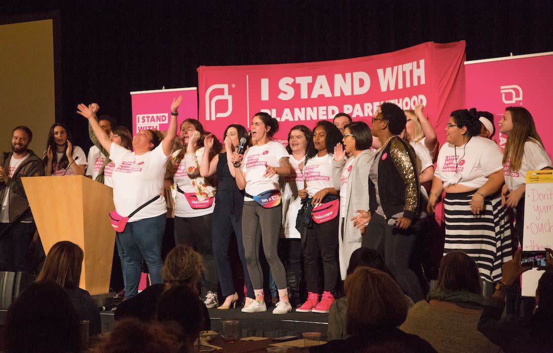 Planned Parenthood organizers&nbsp;kick off the Bellevue summit on Sept. 22, 2017. (Photo: Courtesy of Planned Parenthood)