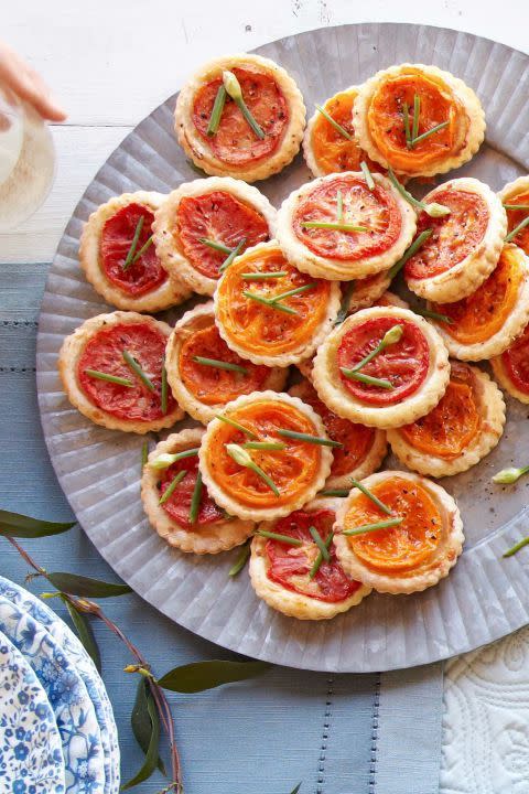 Tomato-Manchego Tartlets