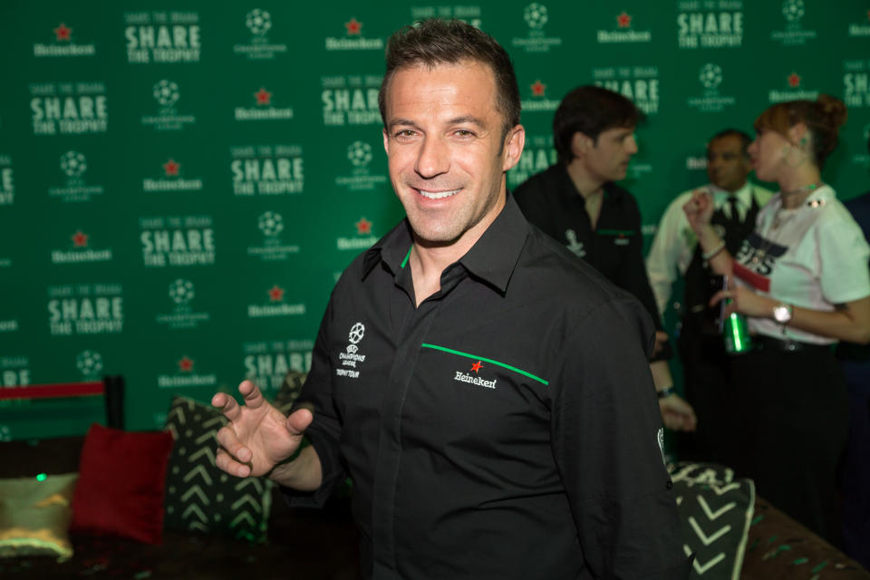 Alessandro Del Piero on the UEFA Champions League Trophy Tour presented by Heineken®