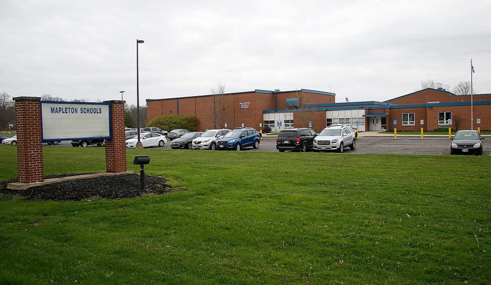 The Mapleton Middle School gym roof will be replaced this summer at a cost of just under $800,000, most of which will be covered by insurance. The roof was damaged in a severe storm last June.