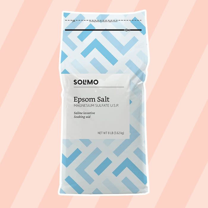 <a href="https://www.amazon.com/Amazon-Brand-Solimo-Magnesium-Sulfate/dp/B07NJPMVG9/?tag=tohmke-20" rel="nofollow noopener" target="_blank" data-ylk="slk:Epsom Salt;elm:context_link;itc:0;sec:content-canvas" class="link rapid-noclick-resp">Epsom Salt</a>