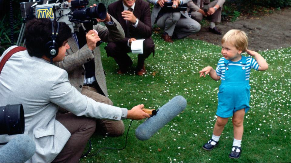 Prince William practices his showmanship