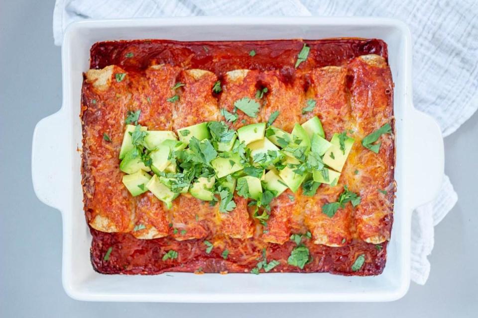 Easy Chicken Enchiladas