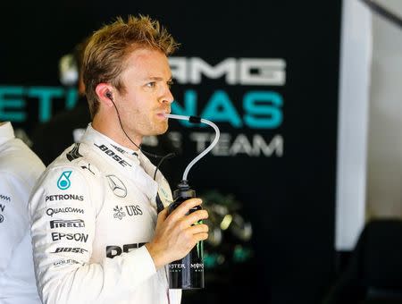 Formula One - Grand Prix of Austria - Spielberg, Austria - 2/7/16 - Mercedes Formula One driver Nico Rosberg of Germany after crashing in training. REUTERS/Dominic Ebenbichler