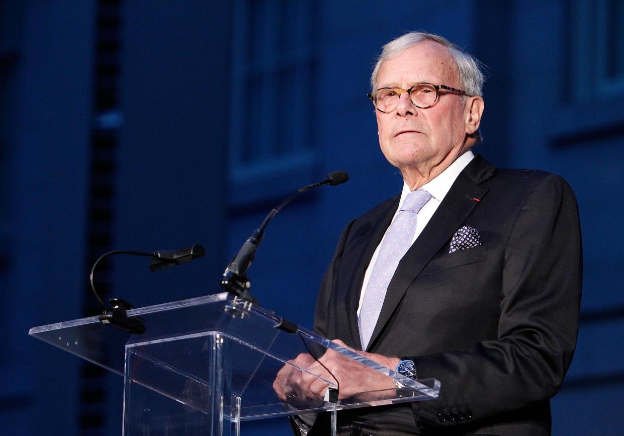 Tom Brokaw, NBC anchor and author, speaks at the Smithsonian American Art Museum: Paul Morigi/Getty Images for WS Productions