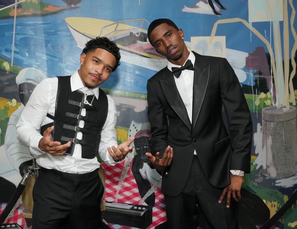 Justin Combs and Christian Combs