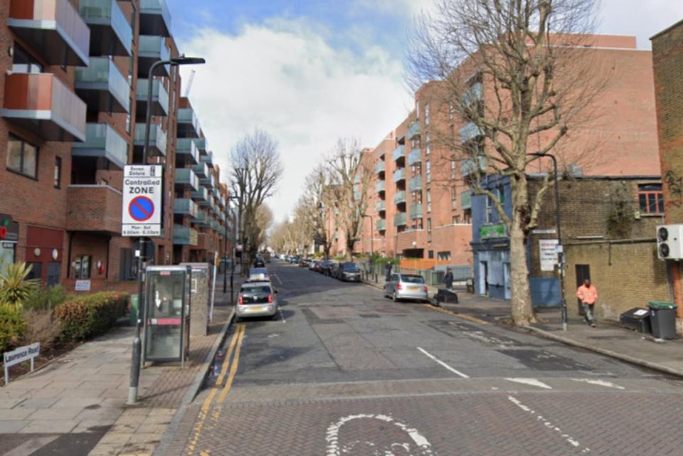 A man has been arrested after a stabbing in Lawrence Road, south Tottenham  (Google Maps)