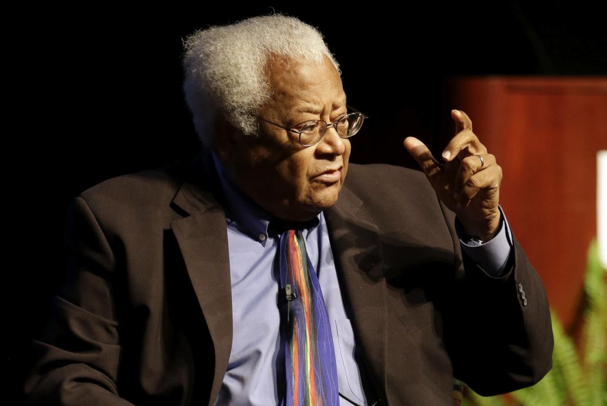 Civil rights activist James M. Lawson Jr. speaks in Murfreesboro, Tenn., in 2015. <a href="https://newsroom.ap.org/detail/CivilRightsReflections/42a6a23dd5d94d30afc06d1fc73b9a2a/photo?Query=James%20M.%20Lawson,%20Jr&mediaType=photo&sortBy=&dateRange=Anytime&totalCount=50&digitizationType=Digitized&currentItemNo=31&vs=true&vs=true" rel="nofollow noopener" target="_blank" data-ylk="slk:AP Photo/Mark Humphrey, File;elm:context_link;itc:0;sec:content-canvas" class="link ">AP Photo/Mark Humphrey, File</a>