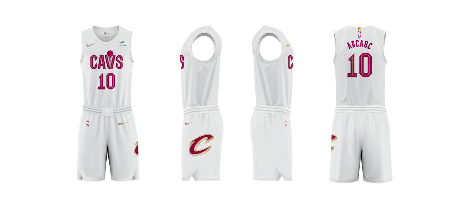 Cleveland Cavs new white jersey.