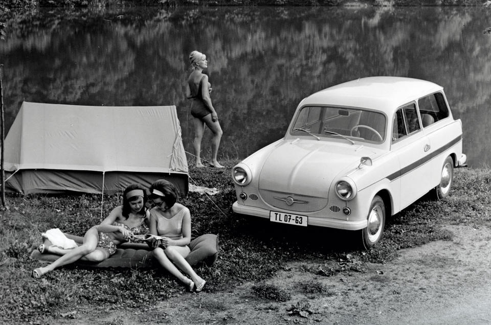 <p>The Trabant, for all its stupendous warts, provided concrete evidence that personal mobility was no less valued beyond the <strong>iron curtain</strong> than it was in Milan, London, Paris or New York. The ‘spark plug with a roof’ was dirty, turgid, ugly and notoriously uncomfortable.</p><p>But it was very hardwearing – the Duroplast body parts made it a recycling groundbreaker – and highly sought after by East Germans. Around <strong>3.7 million</strong> were built; proof enough that the car was to be undeniably the 20<sup>th</sup> centuries definitive chosen mode of transport.</p>