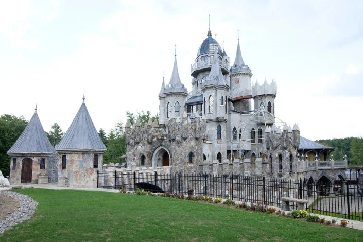 Exterior shot of a castle