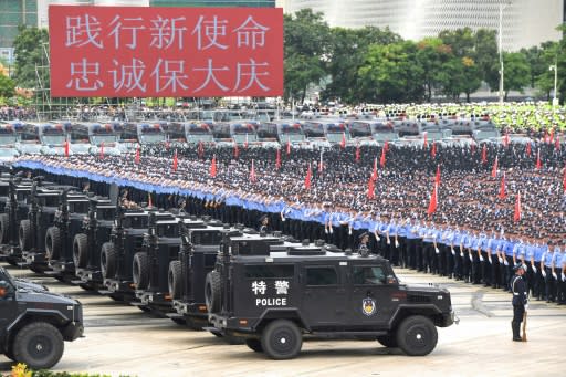 For the moment, China has restricted itself to voicing its total support for the Hong Kong police force