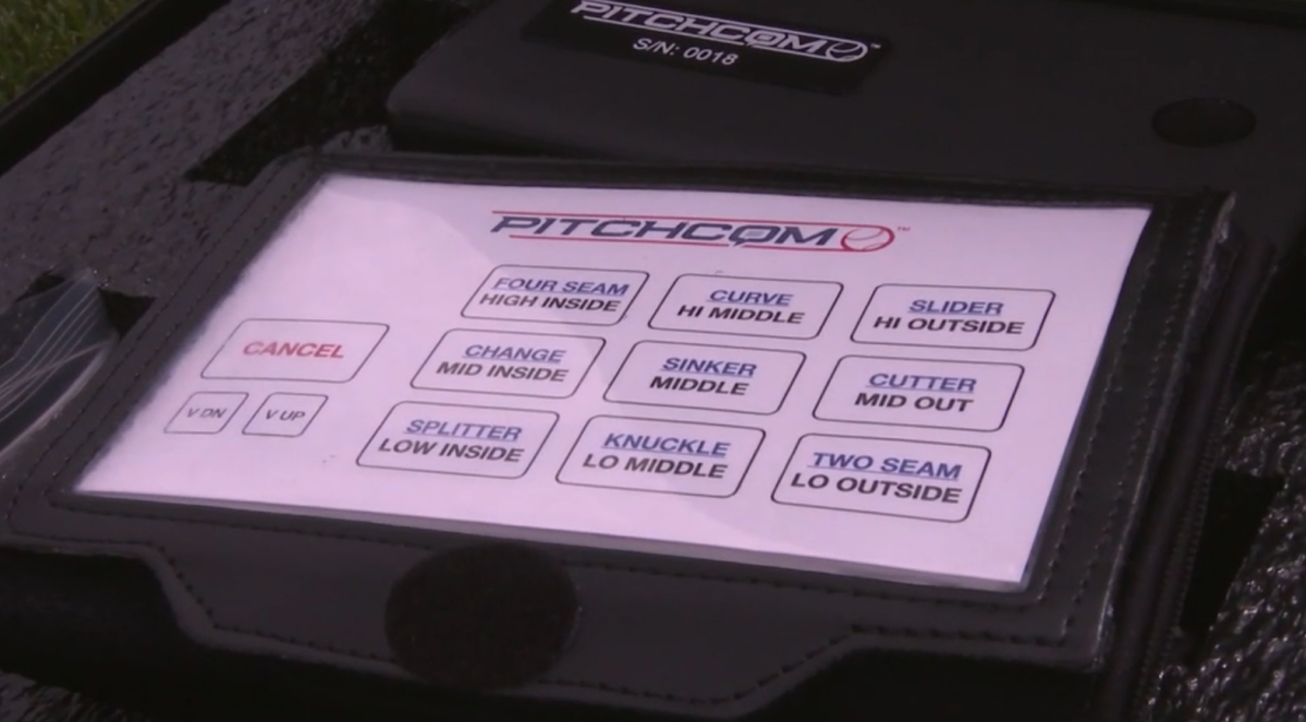 MLB: PitchCom Wristbands catchers wear to signal pitches explained