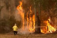 <p>L'Australie en proie aux flammes</p>