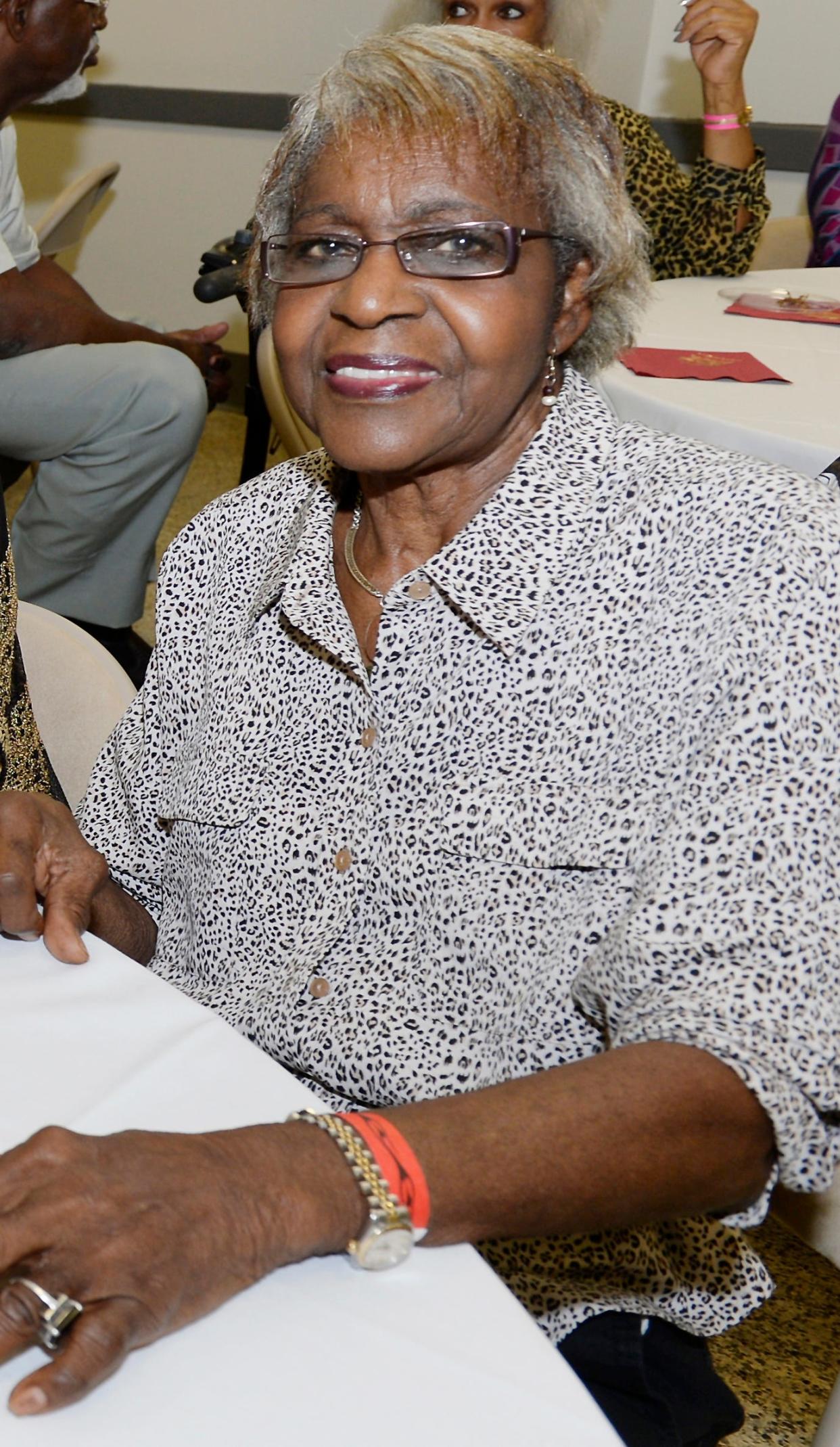 Evelyn Lawler Lewis is pictured during the 2014 Central-Carver Reunion in Gadsden. Lewis, a track and field athlete and coach and mother of track and field legends Carl and Carol Lewis, died Jan. 4.  