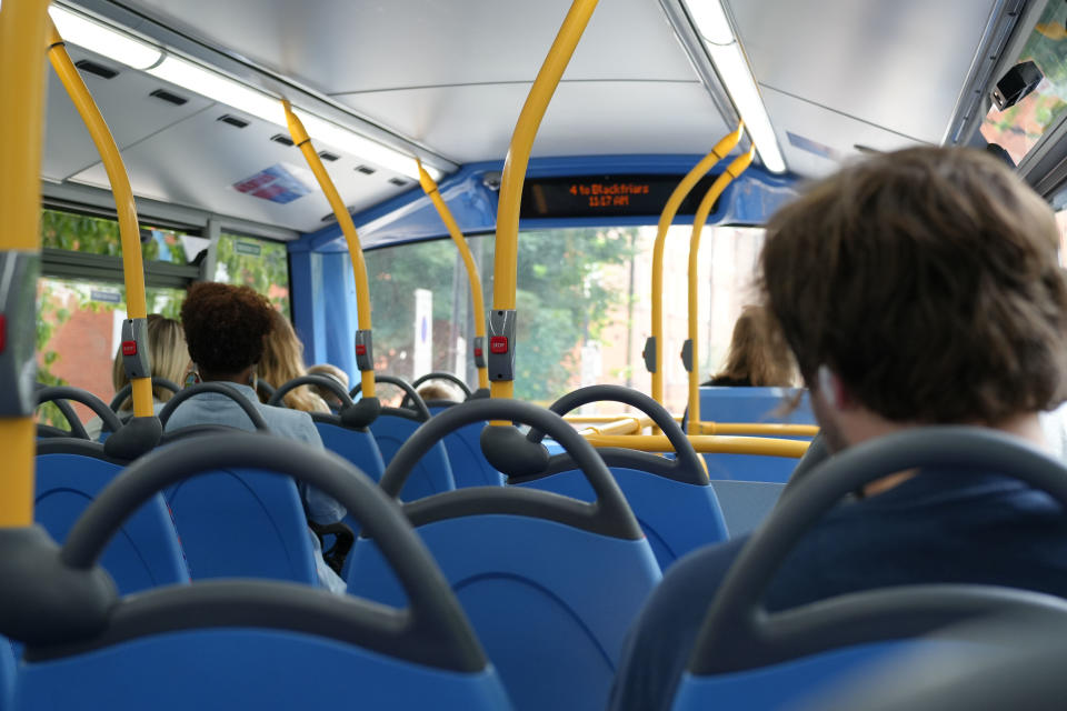 bus interior shot on Sony a6700