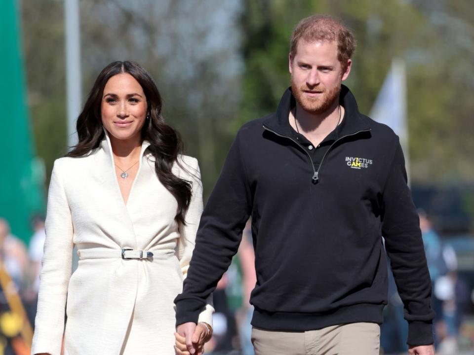 The couple have been in the Netherlands for the Invictus games (Getty Images for the Invictus Ga)