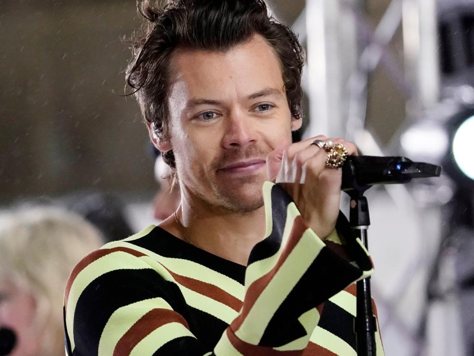 Harry Styles performing on the "Today" show in May 2022.