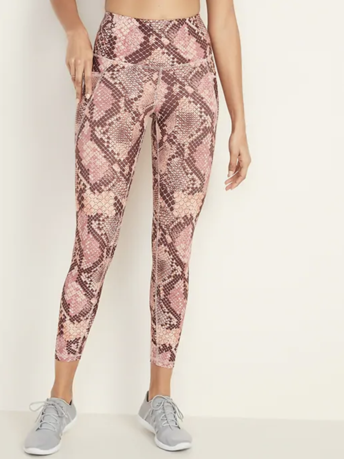 High-Waisted Elevate Powersoft 7/8-Length Side-Pocket Leggings