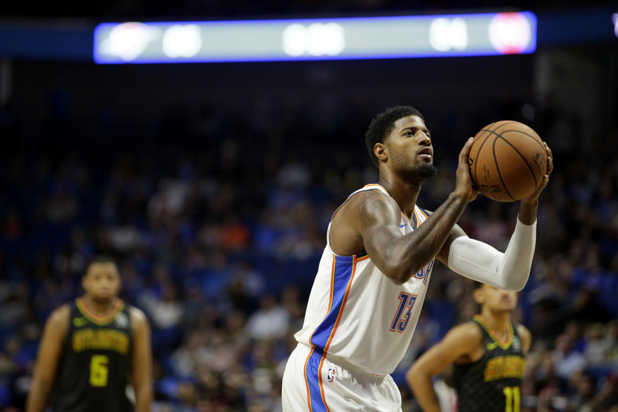 Paul George is determined to take his game to another level. (Getty)