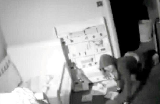 Burglar filmed crawling through two-year-old child's bedroom in CCTV footage