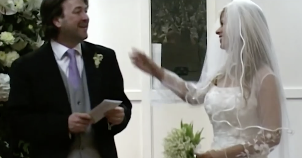 'Kate Garraway shares footage from their wedding day in new documentary. (ITV)'