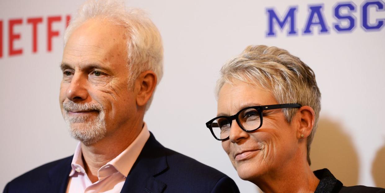 jamie lee curtis family of 13 divorces husband christopher guest screening of netflix's 