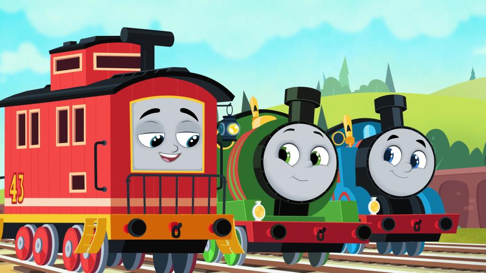 Bruno se unirá a otros queridos personajes de Thomas and Friends en apariciones en toda la franquicia, desde el podcast Thomas and Friends Storytime hasta YouTube.  (Foto: Mattel)