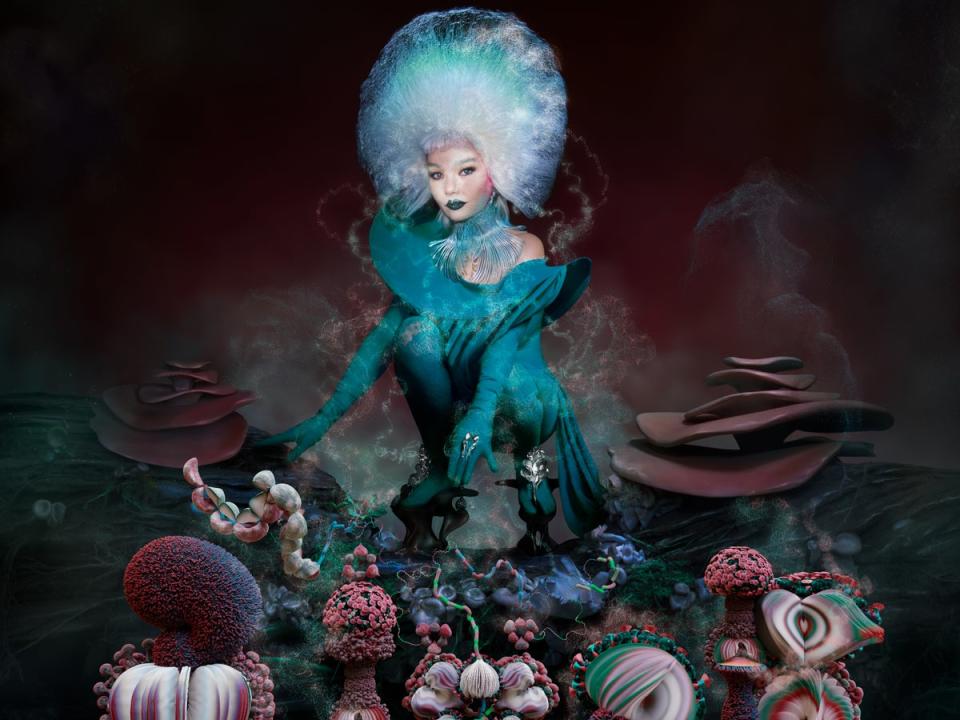 Bjork cultivates her fungal sound with the earthy churn of beats inspired by drums buried in the ground  (Vidar Logi)