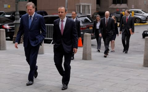 US attorney Geoffrey Berman arrives at the Manhattan Federal Court - Credit: Reuters