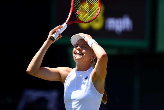 Harriet Dart reached the third round of Wimbledon last summer