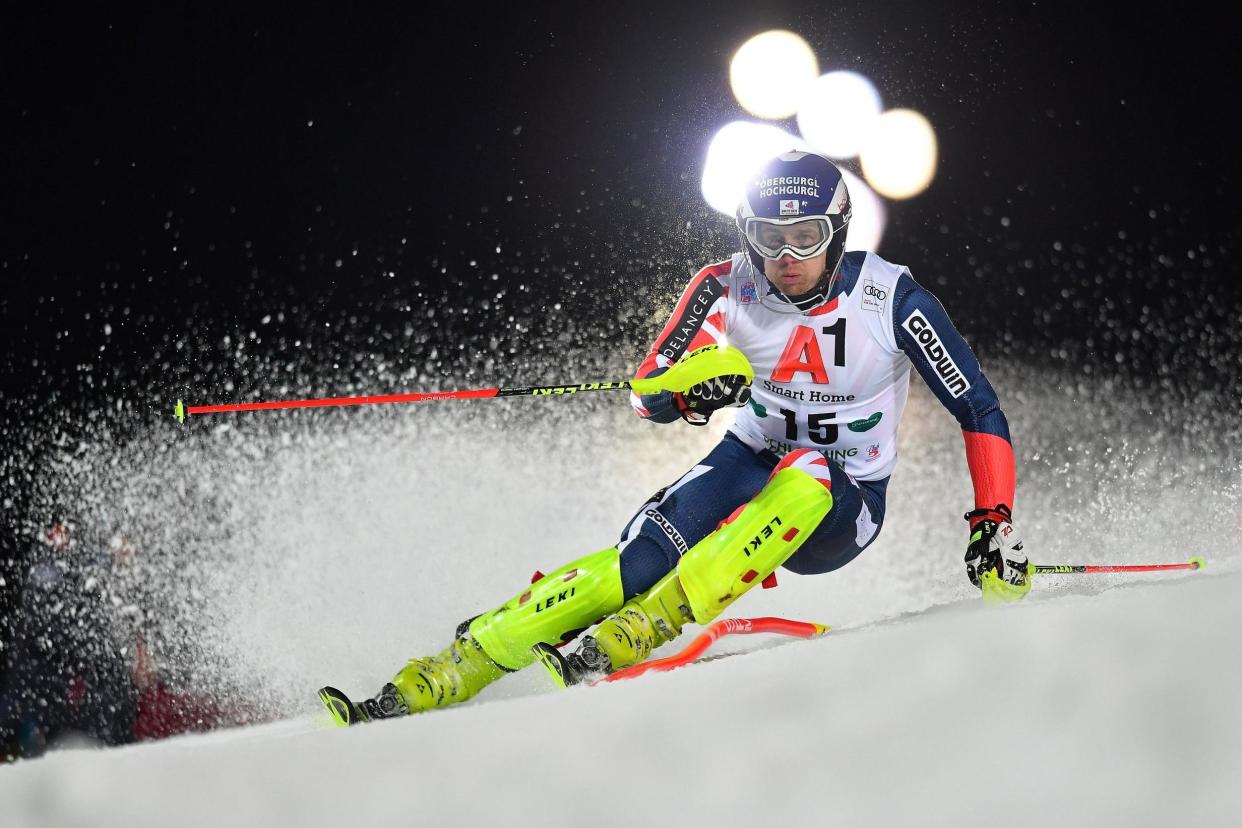 Dave Ryding in action: AFP/Getty Images/Joe Klamar