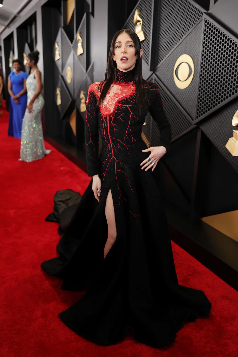 los angeles, california february 04 caroline polachek attends the 66th grammy awards at cryptocom arena on february 04, 2024 in los angeles, california photo by neilson barnardgetty images for the recording academy