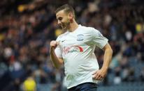 Football - Preston North End v Watford - Capital One Cup Second Round - Deepdale - 25/8/15 Preston's Marnick Vermijl celebrates scoring their first goal Mandatory Credit: Action Images / Paul Burrows Livepic