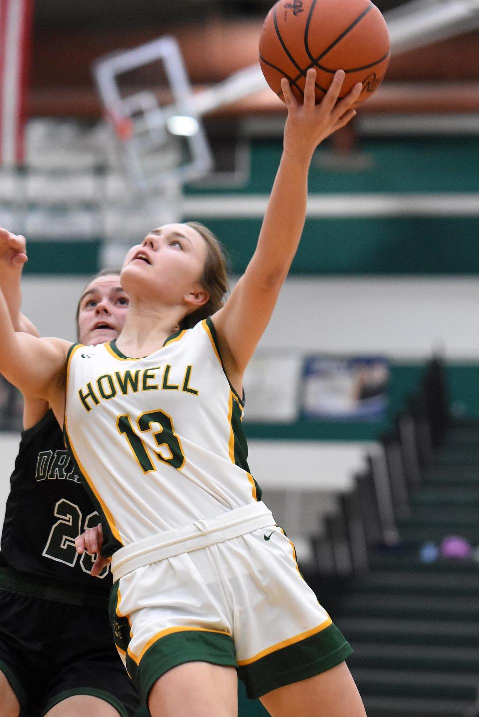 Howell's Gabby Piepho was a first-team All-Livingston County selection as a freshman in 2022-23.