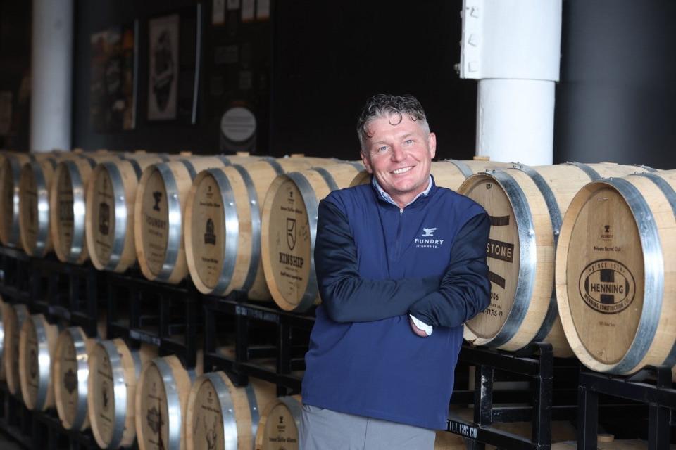 Scott Bush is the founder of Foundry Distilling Company in West Des Moines, Iowa. The distillery has partnered with NIL collectives on custom vodkas. A portion of sales revenues go toward the school's collective to support athletes.