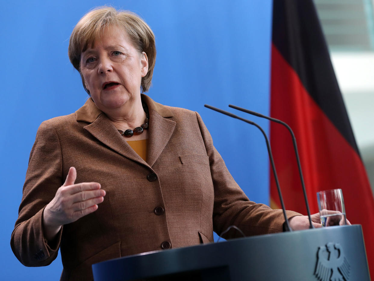 Angela Merkel, the German Chancellor, is expected to return for a fourth term in office: EPA/Felipe Trueba