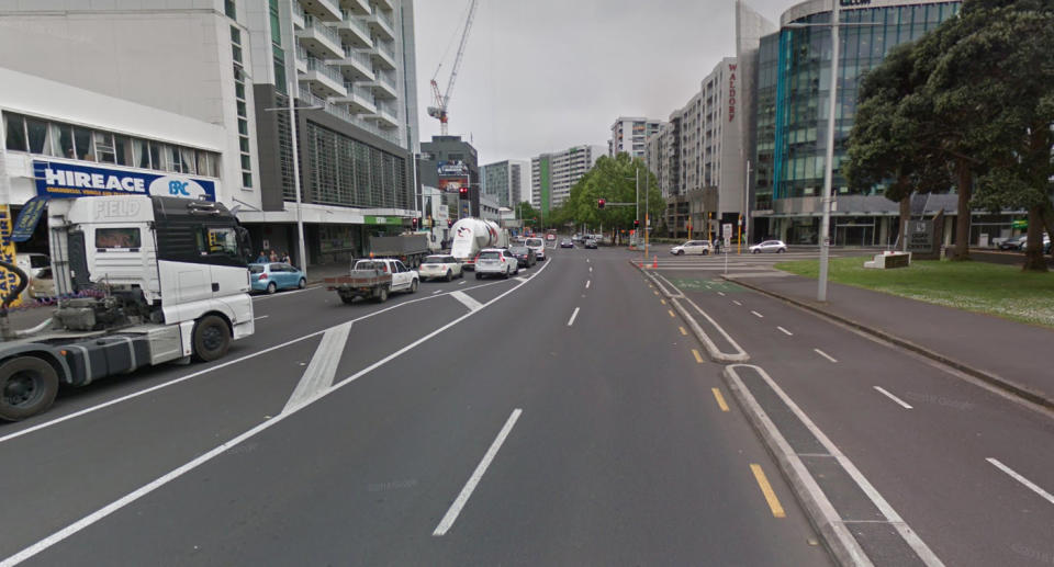 Stalker follows woman to car: Charlie Tamuno was walking to her car which was parked on Beach Road, Auckland (pictured) when the stalker approached her. 