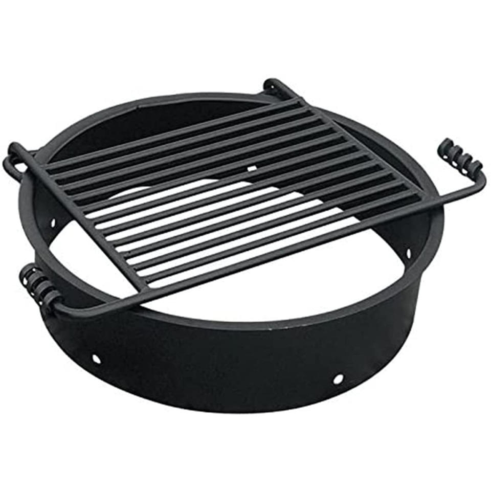 Pilot Rock Steel Ground Fire Pit Ring