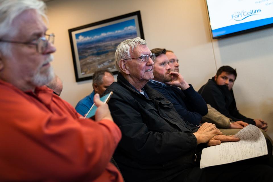 Private aircraft owners presented proposals to keep their planes in their hangars to the Northern Colorado Regional Airport Commission on Thursday at the airport in Loveland.