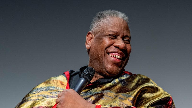 Andre Leon Talley attends “The Gospel According To Andre” premiere and Q&A at BMCC Tribeca PAC on April 25, 2018 in New York City.