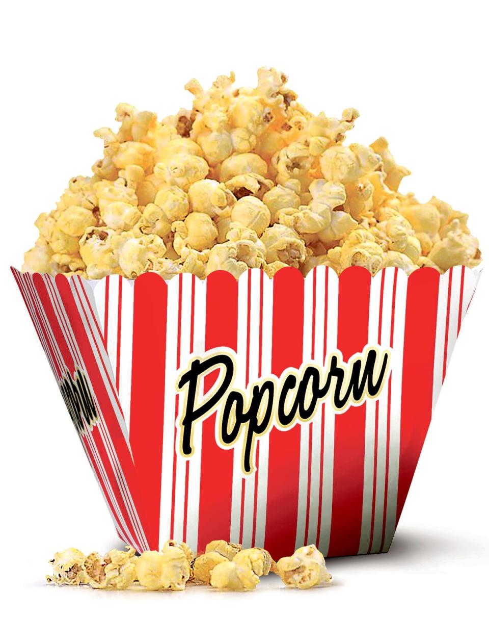 icons popcorn movie entertainmen